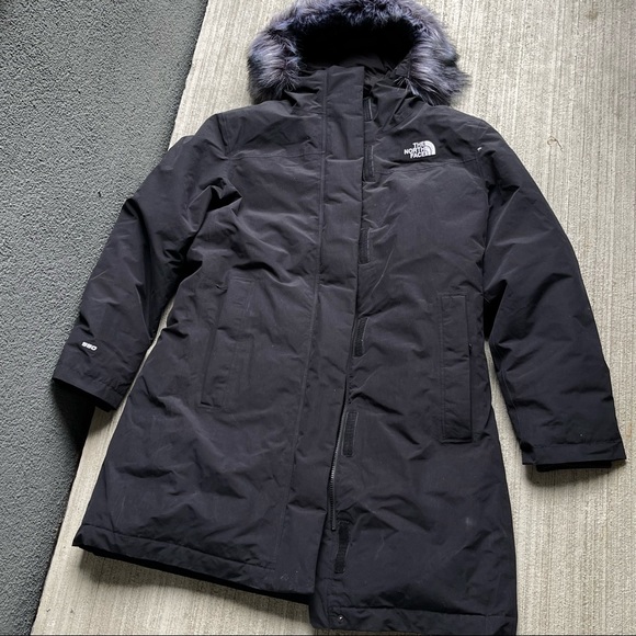 The North Face Women's Arctic Parka Down Coat TNF Black Sz XL Current VERSION - Picture 5 of 11